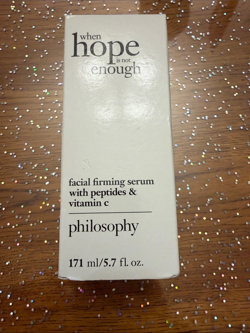 Philosophy When Hope Is Not Enough Facial Firming Serum - White